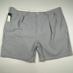 Polo Ralph Lauren Seersucker Striped Pleated Shorts NEW Size 54B‎ 9" Inseam